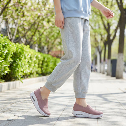 Air Cushion Knit Platform Sneaker