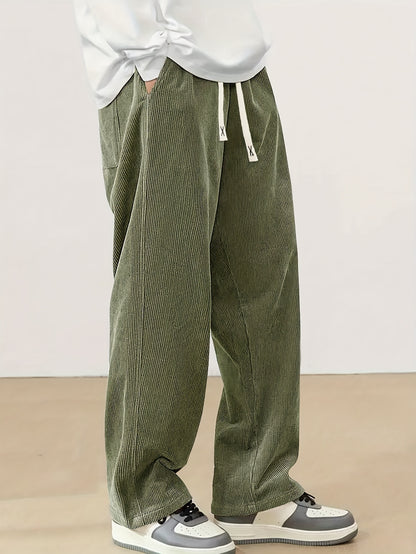 Ellis | Relaxed Corduroy Drawstring Pants