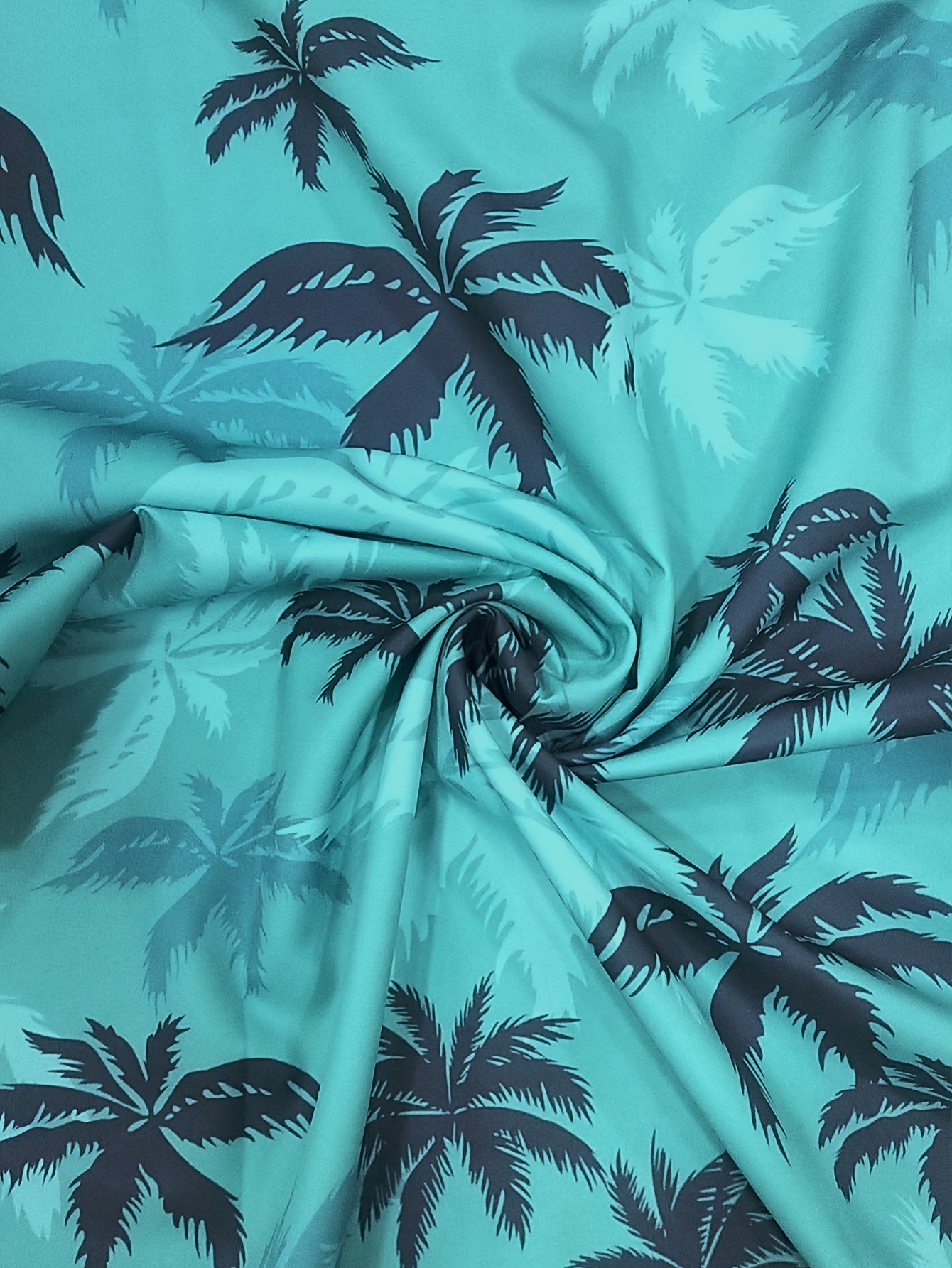 Ocean | Tropical Palm Button-Up Shirt