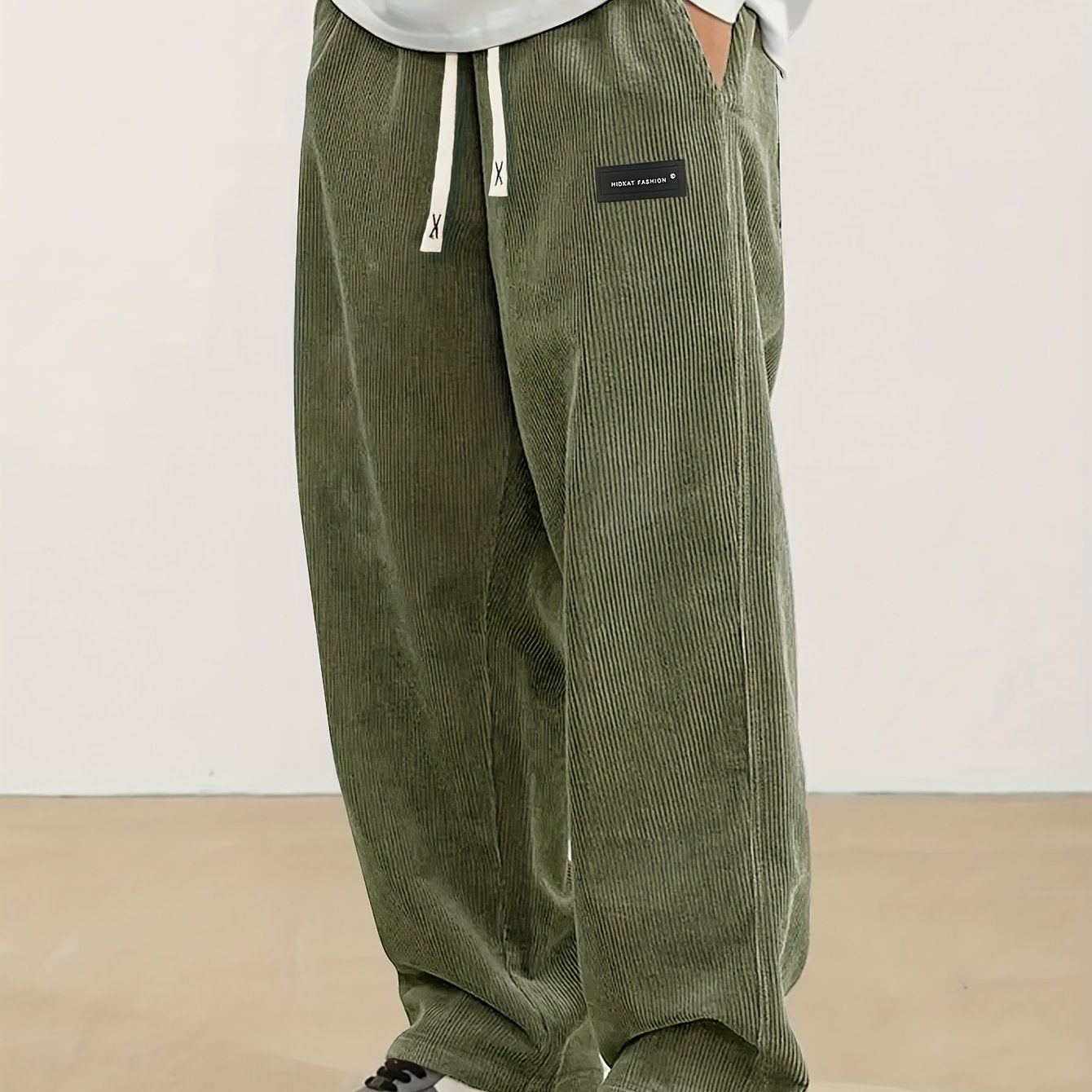 Ellis | Relaxed Corduroy Drawstring Pants