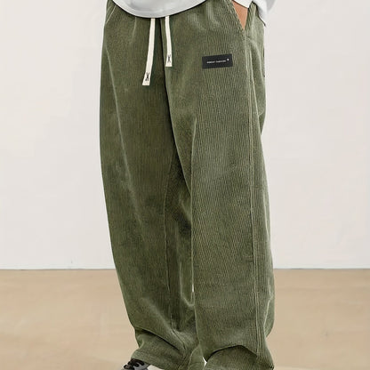 Ellis | Relaxed Corduroy Drawstring Pants