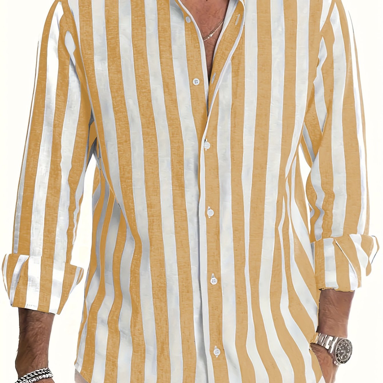 Brooks | Coastal Stripe Button-Up Shirt