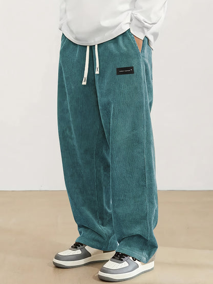 Ellis | Relaxed Corduroy Drawstring Pants