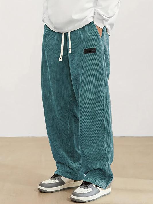 Ellis | Relaxed Corduroy Drawstring Pants