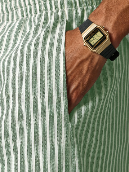Calloway | Relaxed Striped Drawstring Trousers