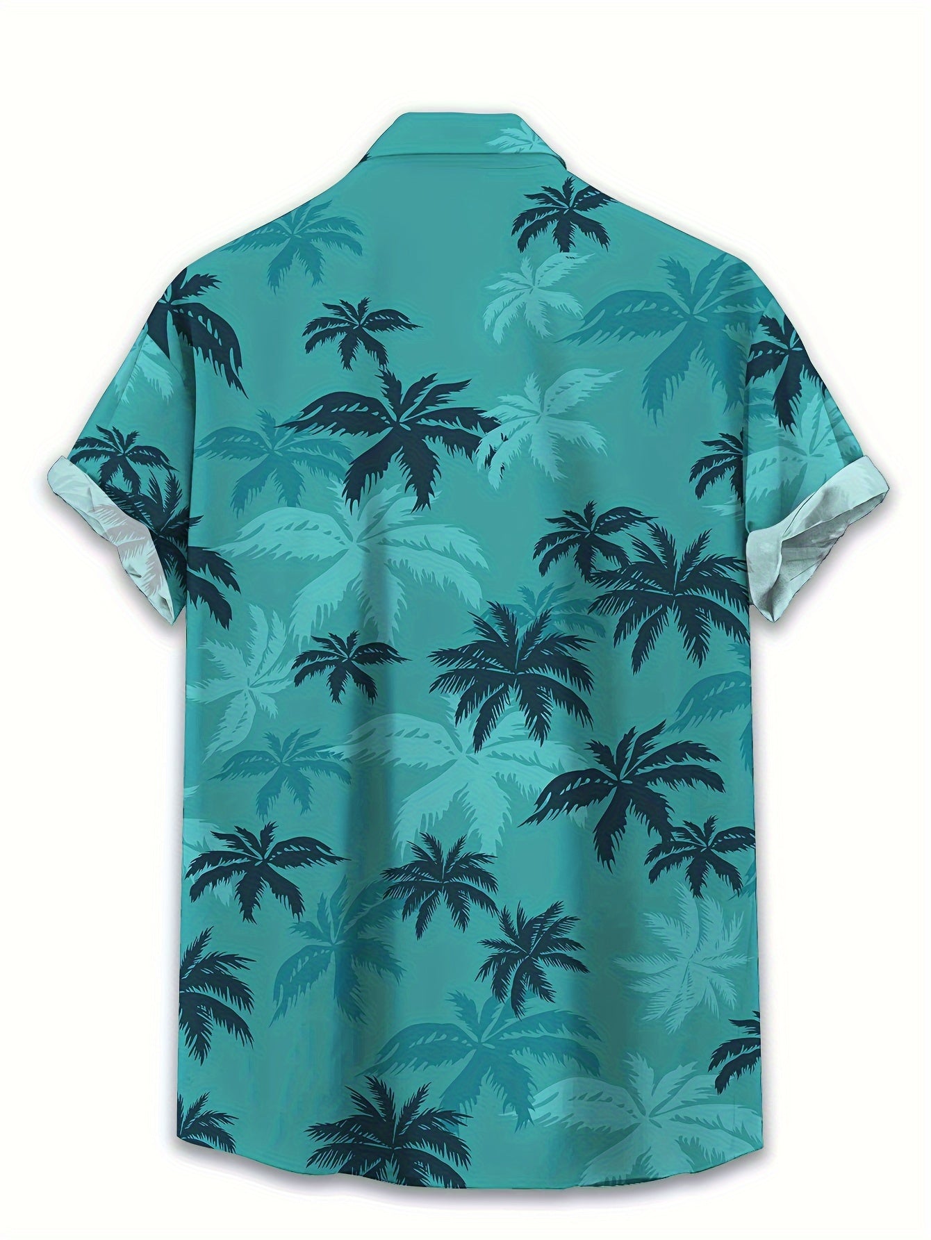 Ocean | Tropical Palm Button-Up Shirt