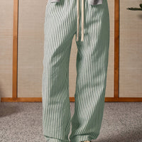 Green and White stripes