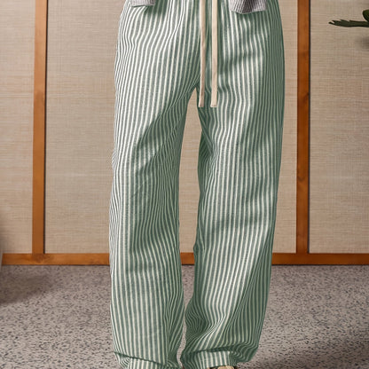Calloway | Relaxed Striped Drawstring Trousers