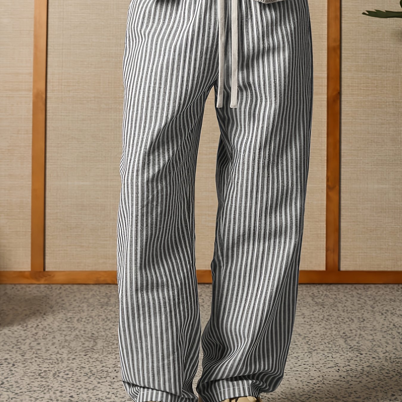 Calloway | Relaxed Striped Drawstring Trousers