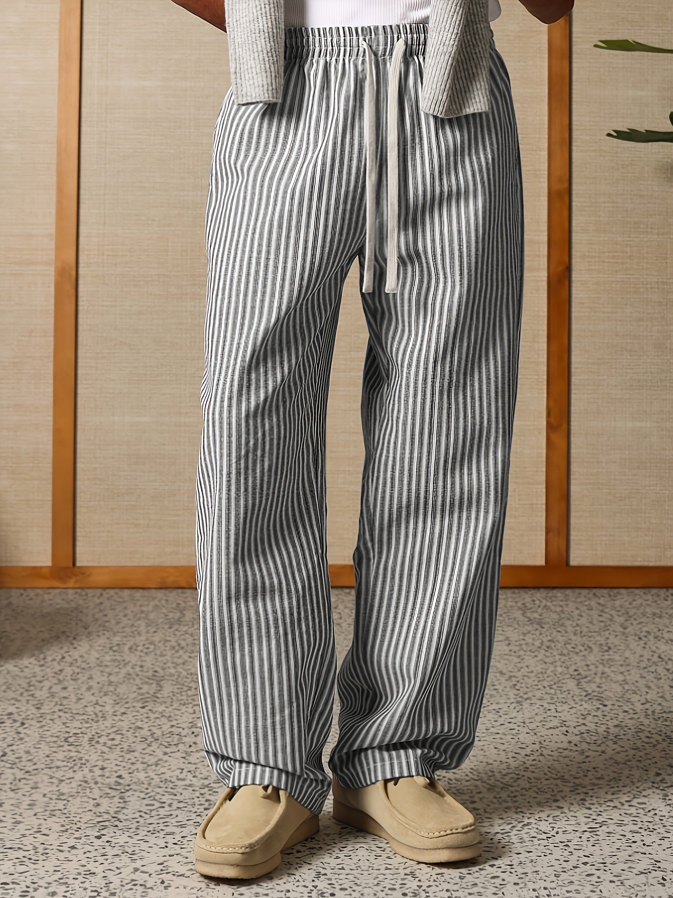 Calloway | Relaxed Striped Drawstring Trousers