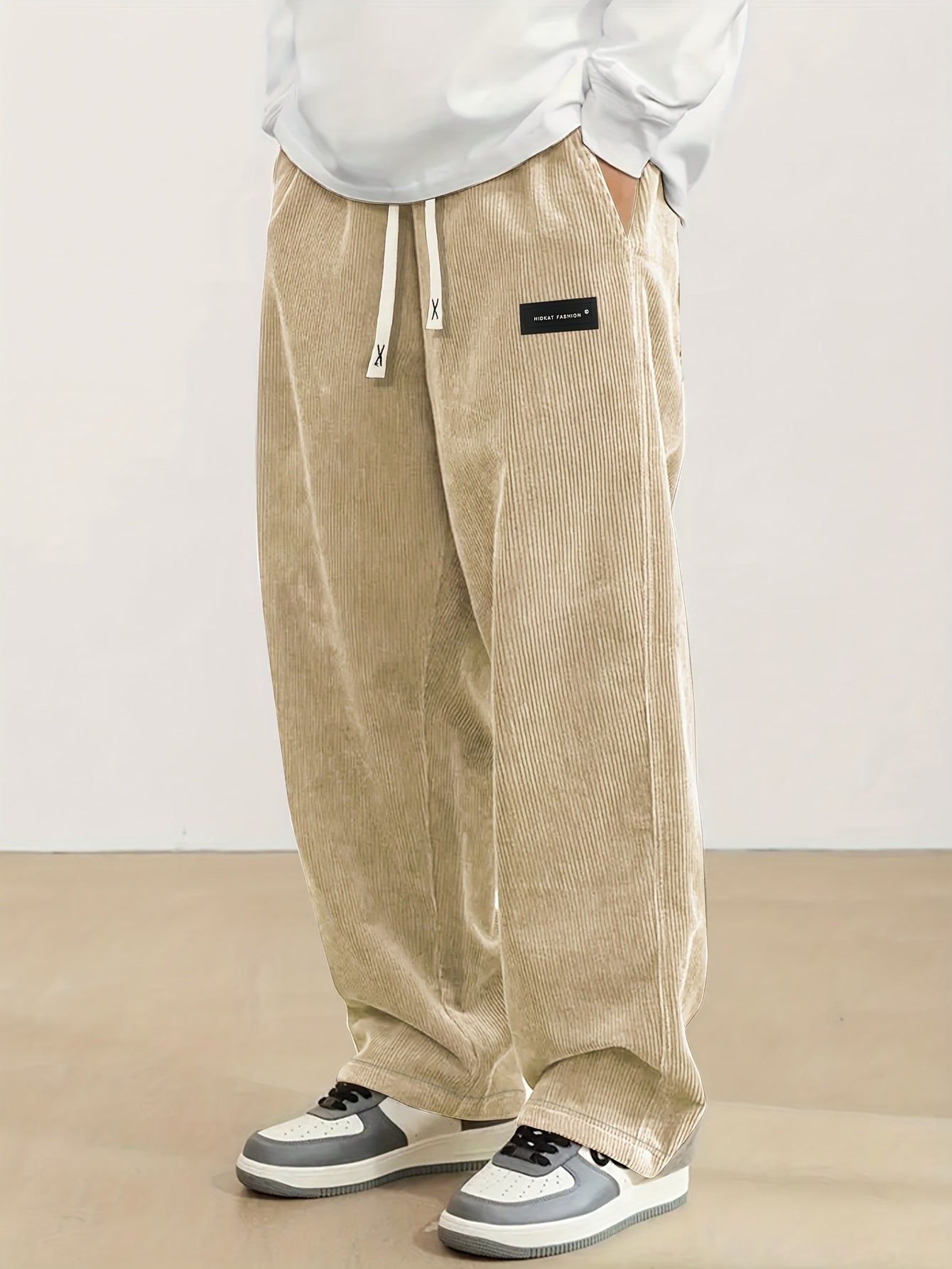 Ellis | Relaxed Corduroy Drawstring Pants