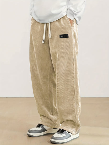 Ellis | Relaxed Corduroy Drawstring Pants