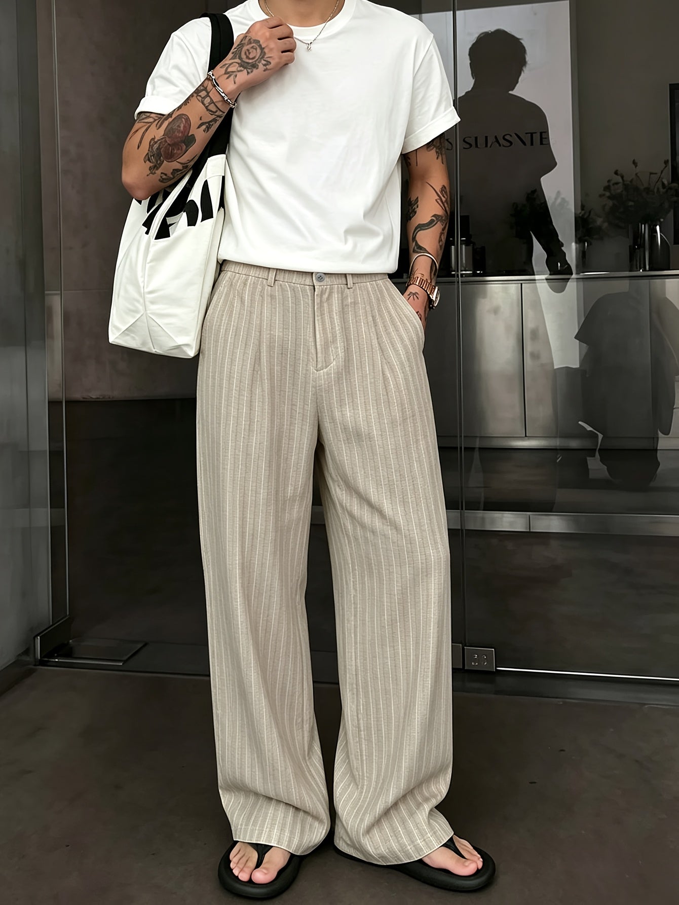 Marlowe | Pleated Wide-Leg Pants