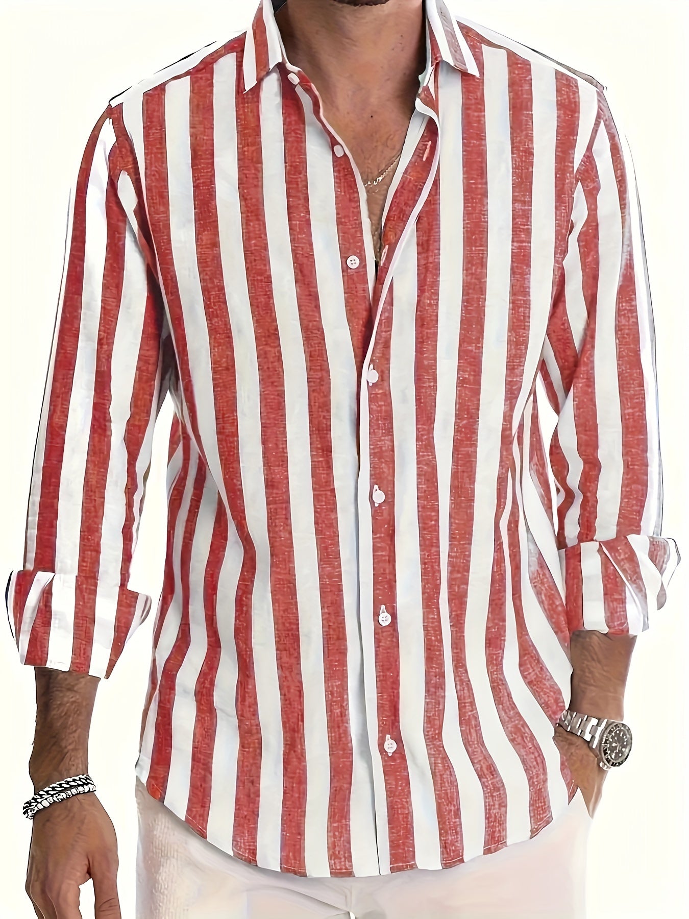 Brooks | Coastal Stripe Button-Up Shirt