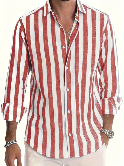 Brooks | Coastal Stripe Button-Up Shirt