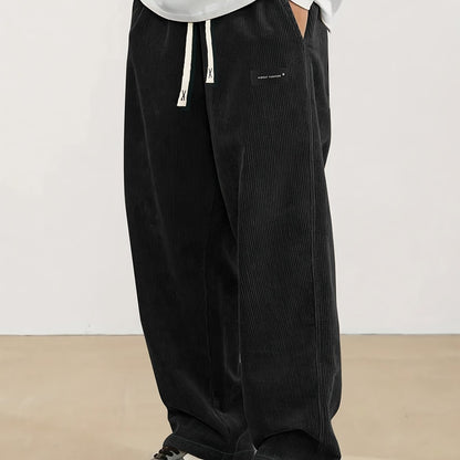 Ellis | Relaxed Corduroy Drawstring Pants