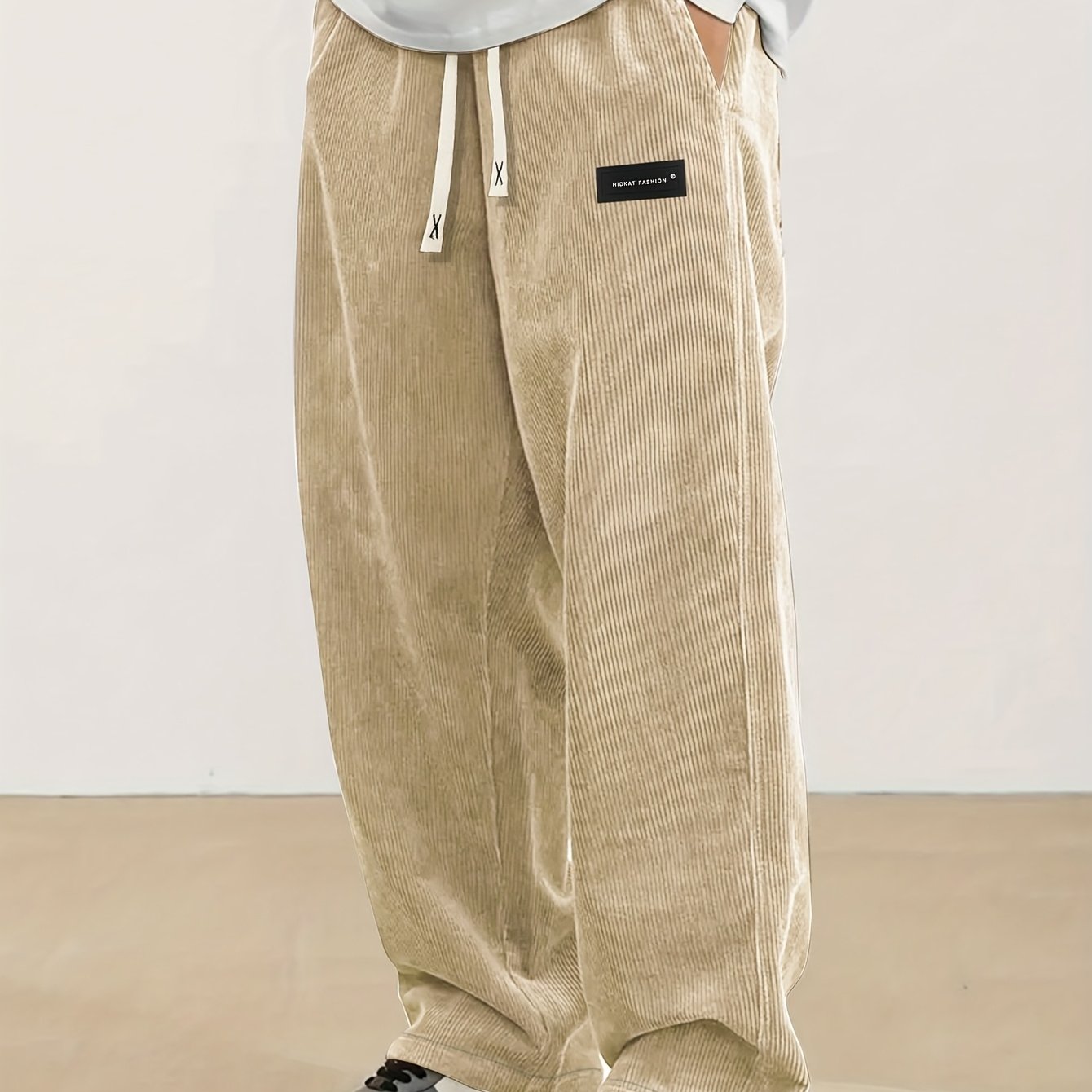 Ellis | Relaxed Corduroy Drawstring Pants
