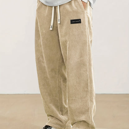 Ellis | Relaxed Corduroy Drawstring Pants