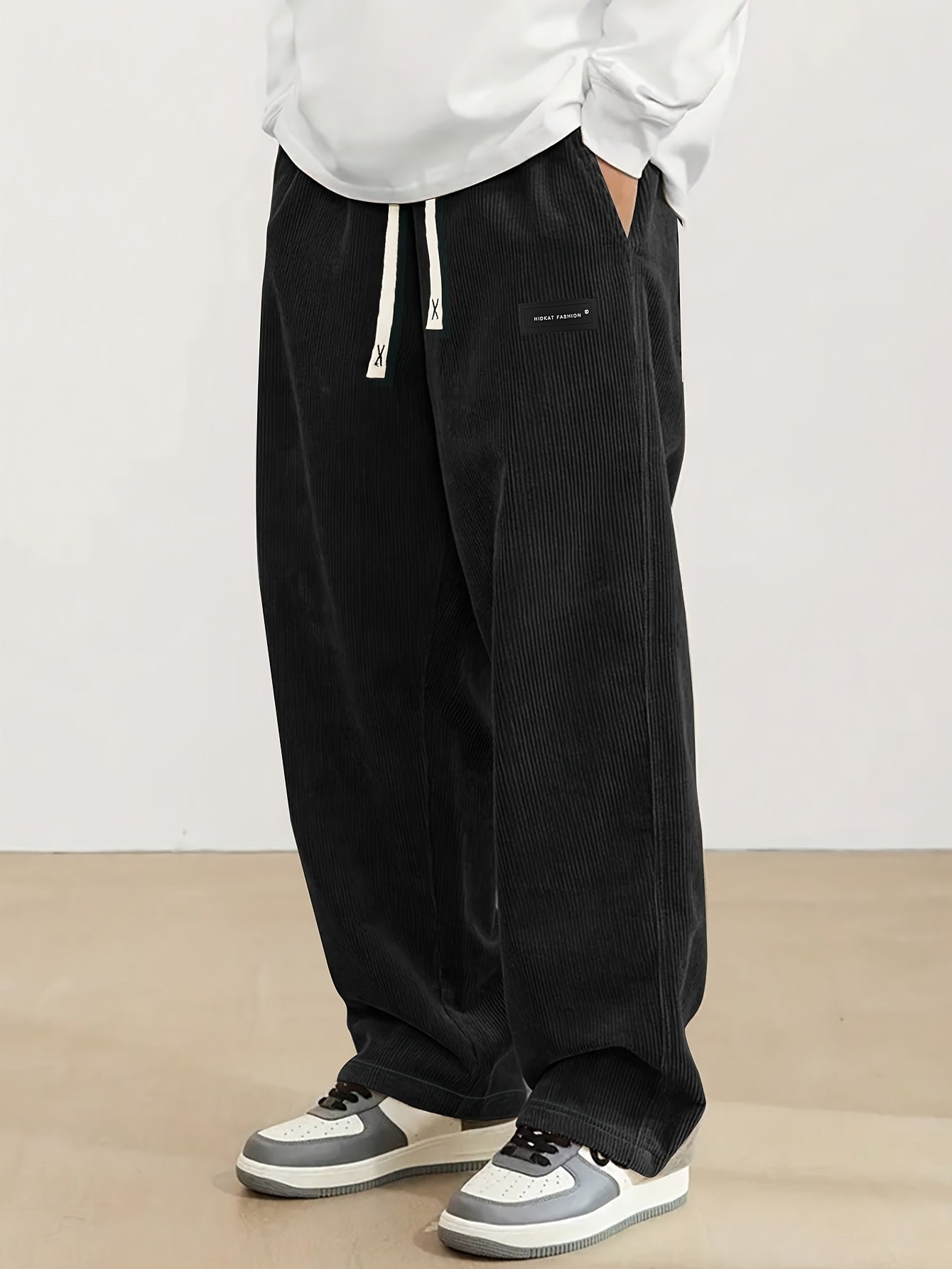 Ellis | Relaxed Corduroy Drawstring Pants