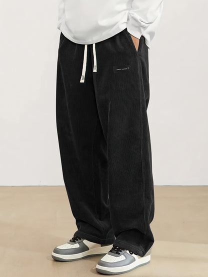 Ellis | Relaxed Corduroy Drawstring Pants
