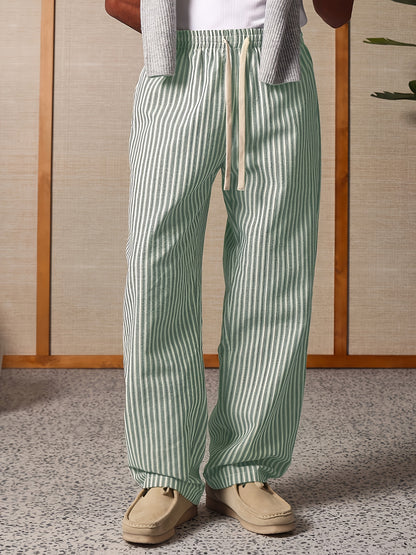 Calloway | Relaxed Striped Drawstring Trousers