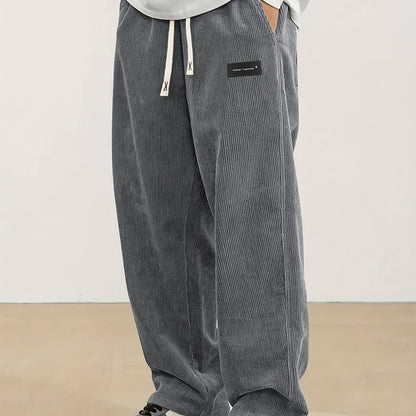 Ellis | Relaxed Corduroy Drawstring Pants