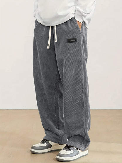Ellis | Relaxed Corduroy Drawstring Pants